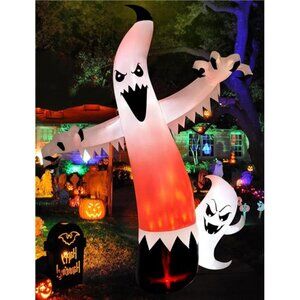 12FT Halloween Inflatables Decorations Outdoor, Halloween Inflatable Ghost Scary